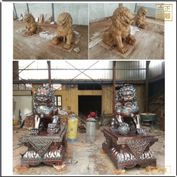 鑄銅關公 2米門口銅獅子