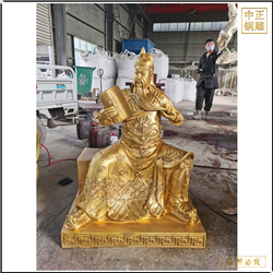 鑄銅關公 銅關公像批發廠家