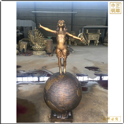 鑄銅關(guān)公 批發(fā)西方人物雕塑