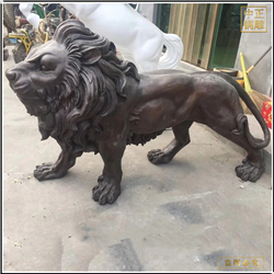 鑄銅關公 大號銅獅子鑄造廠家