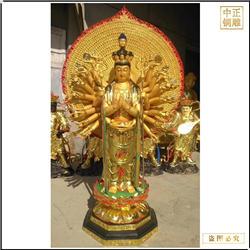 鑄銅關公 2.6米千手觀音佛像