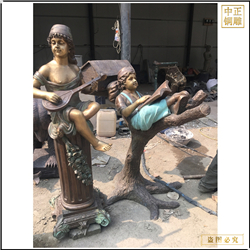 鑄銅關(guān)公 廠(chǎng)家定做西方人物雕塑