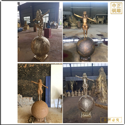 鑄銅關(guān)公 鑄造西方人物雕塑廠(chǎng)家