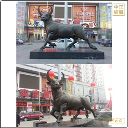 鑄銅關(guān)公 大型銅牛雕塑