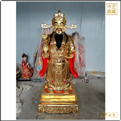 鑄銅關公 大型站像銅佛像鑄造