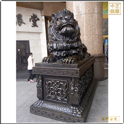 鑄銅關(guān)公 門口鑄銅匯豐獅鑄造