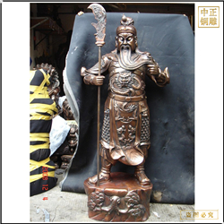 鑄銅關(guān)公 落地大號(hào)關(guān)二爺銅像