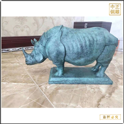 鑄銅關公 大號犀牛銅雕塑鑄造