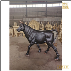 鑄銅關公 大型五米銅牛雕塑