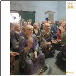 鑄銅關公 十八羅漢銅佛像生產廠