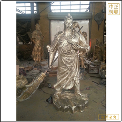 鑄銅關公 銅關公雕塑擺件