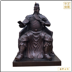 鑄銅關公 兩米關公雕塑擺件鑄造