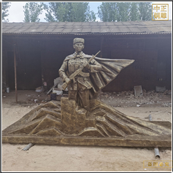 鑄銅關公 抗日人物銅雕塑鑄造