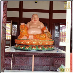 鑄銅關公 大型寺廟彌勒佛銅像