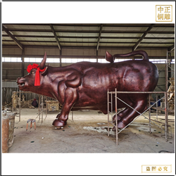 鑄銅關公 紐約華爾街銅牛