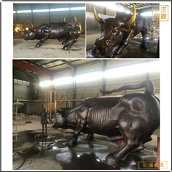 鑄銅關公 景觀華爾街銅牛雕塑