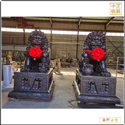 鑄銅關公 銅獅子生產廠家