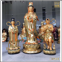 鑄銅關公 大型銅雕觀音菩薩