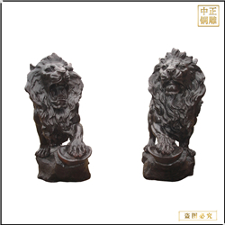 鑄銅關公 銅獅子雕塑報價