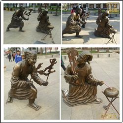 鑄銅關公 皮影戲雕塑價格