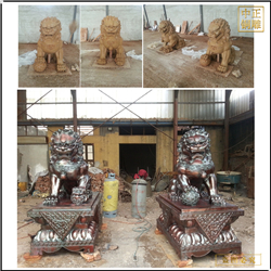 鑄銅關公 銅獅子鑄造廠定做