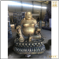 鑄銅關(guān)公 定做彌勒佛銅像廠