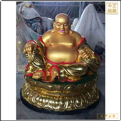 鑄銅關(guān)公 定做彌勒佛銅像廠家