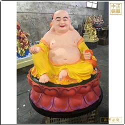 鑄銅關(guān)公 家居彌勒佛銅佛像