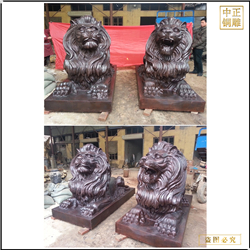 鑄銅關(guān)公 西方爬式銅獅子鑄造