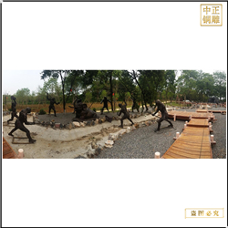 鑄銅關(guān)公 園林景觀銅雕塑制作廠