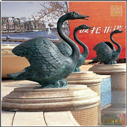 鑄銅關公 景觀大型銅天鵝廠家