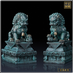 鑄銅關(guān)公 栩栩如生銅獅子鑄造