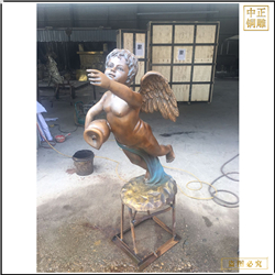 鑄銅關(guān)公 街景西方人物雕塑