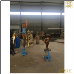 鑄銅關(guān)公 西方人物雕塑圖片 圖片