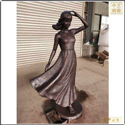 鑄銅關公 西方人物銅雕園林景