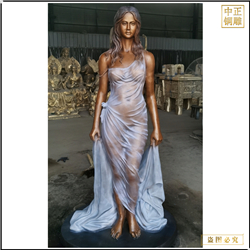 鑄銅關公 大型西方人女神雕塑