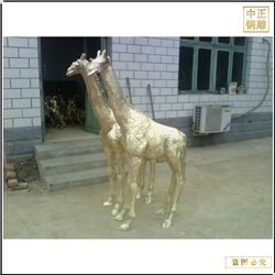 鑄銅關公 貼金室外銅鹿價格