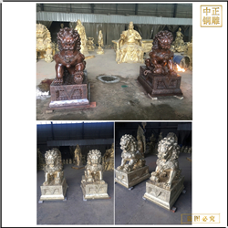 鑄銅關公 故宮銅獅子鑄造廠