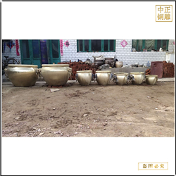 鑄銅關公 園林銅大缸報價