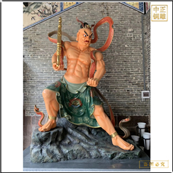 鑄銅關(guān)公 寺廟金剛力士銅雕塑