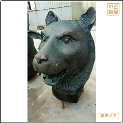 鑄銅關(guān)公 室內(nèi)十二生肖擺件