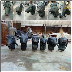 鑄銅關(guān)公 現(xiàn)貨十二生肖銅雕塑銷(xiāo)售