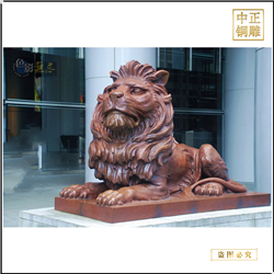 鑄銅關(guān)公 各種尺寸銅獅子