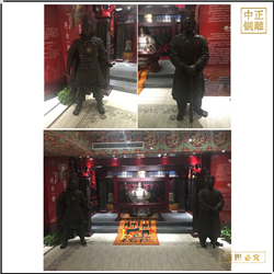 鑄銅關公 古代人物雕塑鑄造