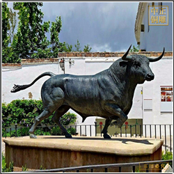 鑄銅關(guān)公 景區(qū)銅雕牛雕塑