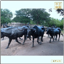 鑄銅關(guān)公 廣場銅牛雕塑報價
