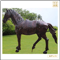 鑄銅關(guān)公 大型銅馬制作