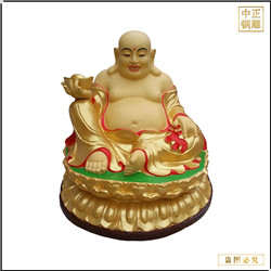 鑄銅關公 寺廟彩繪彌勒佛銅像鑄造廠