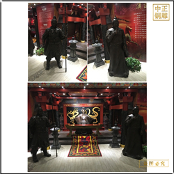 鑄銅關公 古代士兵將軍銅雕塑鑄造廠家