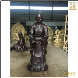 鑄銅關(guān)公 古代婦女銅雕塑